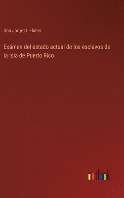 bokomslag Exmen del estado actual de los esclavos de la Isla de Puerto Rico