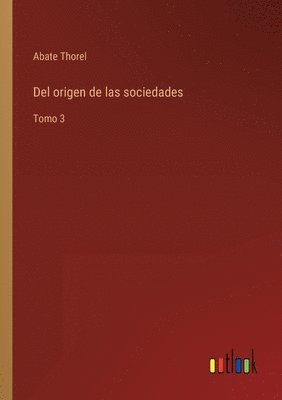 bokomslag Del origen de las sociedades