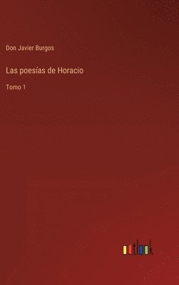 bokomslag poesías de Horacio