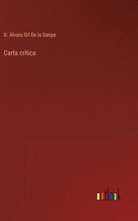 bokomslag Carta crtica