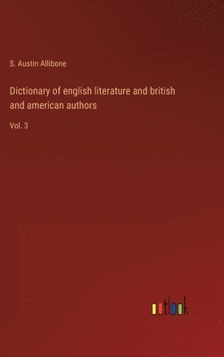 Dictionary of english literature and british and american authors