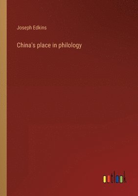 China's place in philology 1