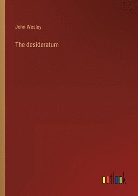bokomslag desideratum