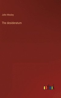 bokomslag The desideratum