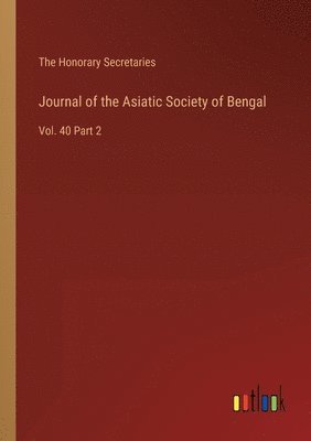 Journal of the Asiatic Society of Bengal 1