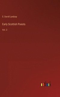 bokomslag Early Scottish Poests