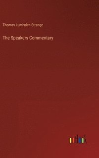 bokomslag Speakers Commentary