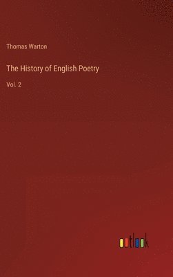 Thomas Warton - History of English Poetry, Inbunden