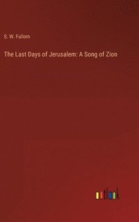 bokomslag The Last Days of Jerusalem