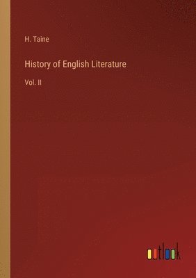 bokomslag History of English Literature