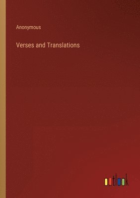 bokomslag Verses and Translations