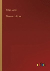 bokomslag Elements of Law