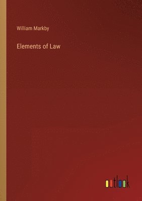 bokomslag Elements of Law