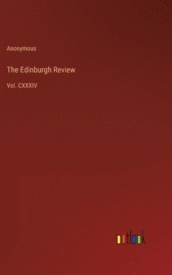 Anonymous - Edinburgh Review, Inbunden