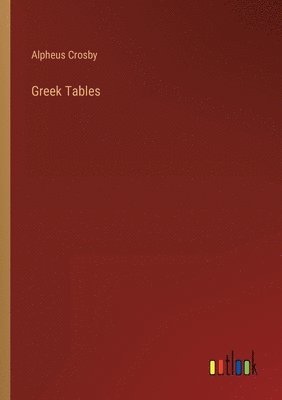Greek Tables 1