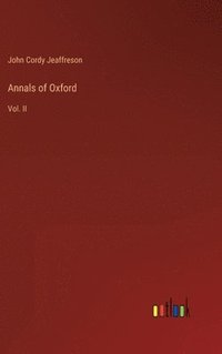 bokomslag Annals of Oxford