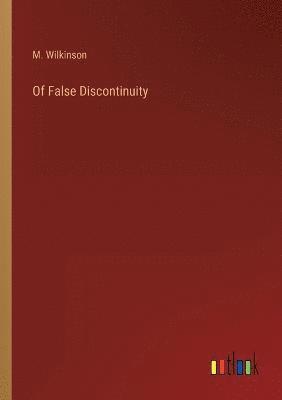 Of False Discontinuity 1