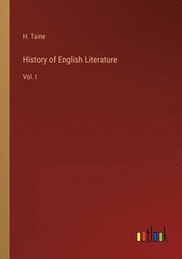 bokomslag History of English Literature