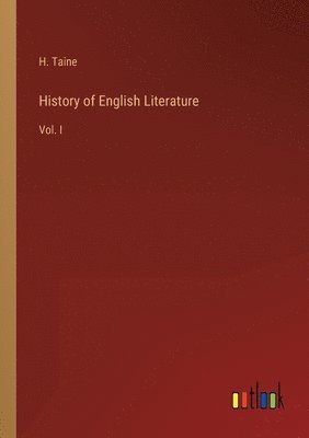 bokomslag History of English Literature