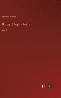 bokomslag History of English Poetry