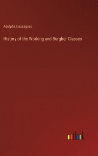 bokomslag History of the Working and Burgher Classes