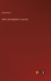 bokomslag John Jerningham's Journal