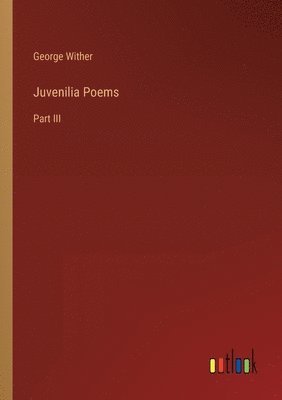 bokomslag Juvenilia Poems