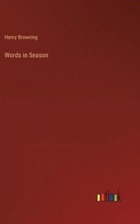 bokomslag Words in Season