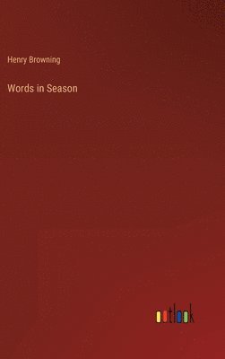 bokomslag Words in Season