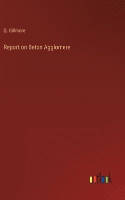 bokomslag Report on Beton Agglomere