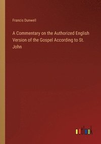 bokomslag Commentary on the Authorized English Version of the Gospel According to St. John