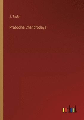 bokomslag Prabodha Chandrodaya