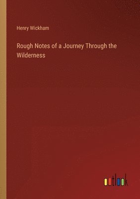 bokomslag Rough Notes of a Journey Through the Wilderness