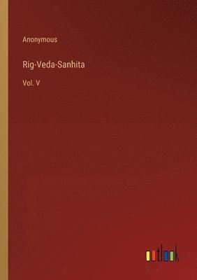 bokomslag Rig-Veda-Sanhita