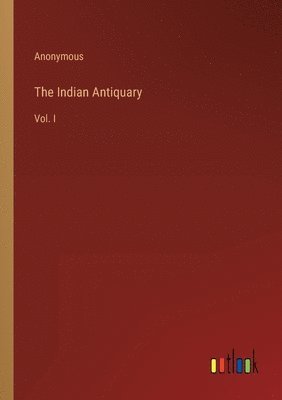 bokomslag The Indian Antiquary