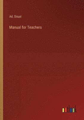 bokomslag Manual for Teachers