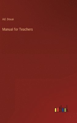 bokomslag Manual for Teachers