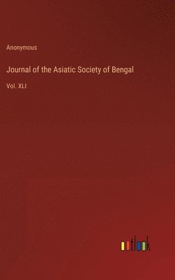 bokomslag Journal of the Asiatic Society of Bengal