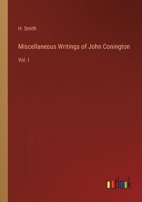 Miscellaneous Writings of John Conington 1
