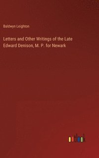 bokomslag Letters and Other Writings of the Late Edward Denison, M. P. for Newark