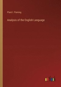 bokomslag Analysis of the English Language