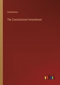 bokomslag Constitutional Amendment
