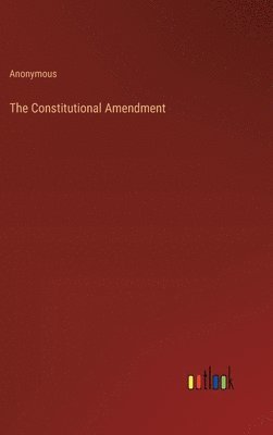 bokomslag Constitutional Amendment