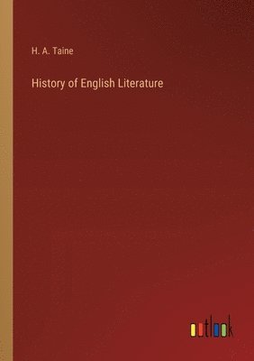 bokomslag History of English Literature