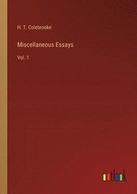 bokomslag Miscellaneous Essays