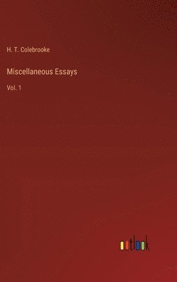 bokomslag Miscellaneous Essays