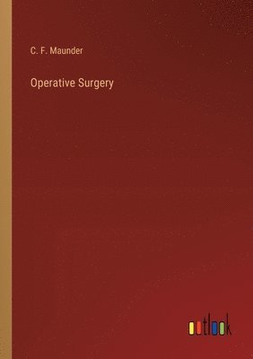 bokomslag Operative Surgery