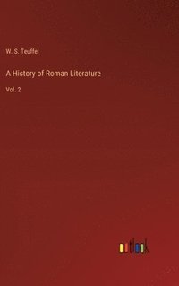 bokomslag A History of Roman Literature