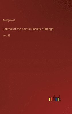 bokomslag Journal of the Asiatic Society of Bengal