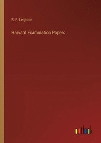 bokomslag Harvard Examination Papers